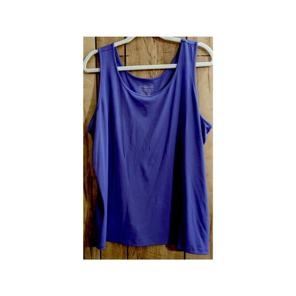 Chicos Tank Top Plus Size 3X 3 Shirt Purple Violet Sleeveless Cami Shell Layers - Picture 1 of 5